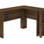 Computer Desk, Home Office, Corner, Storage Shelves, L Shape, Laptop, Contemporary & Modern - Walnut