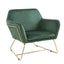 Keira - Accent Chair With Metal Base