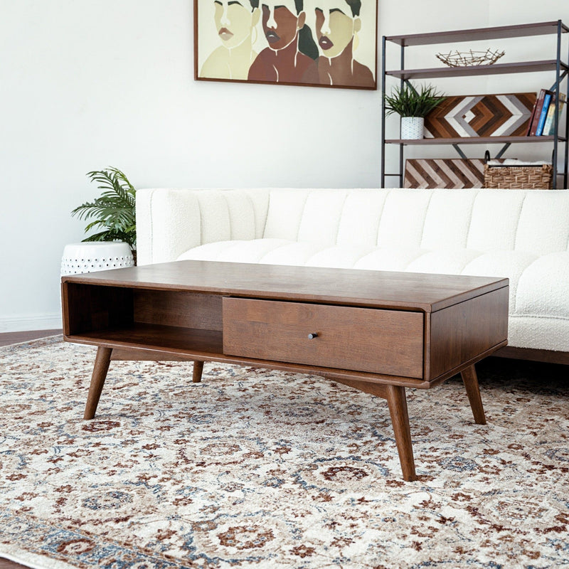 Caroline - Coffee Table - Walnut Brown