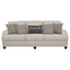 Anderson - 2 Piece Cushion Back Living Room Set - Gray