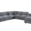 Celine - Fabric Corner Sectional Sofa With Right-Facing Chaise, Cupholders, And Charging Ports