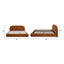 Archie Puffy Grounded - Upholstered Platform Bed