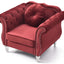 Chic Transitional Flared Arm Chair
