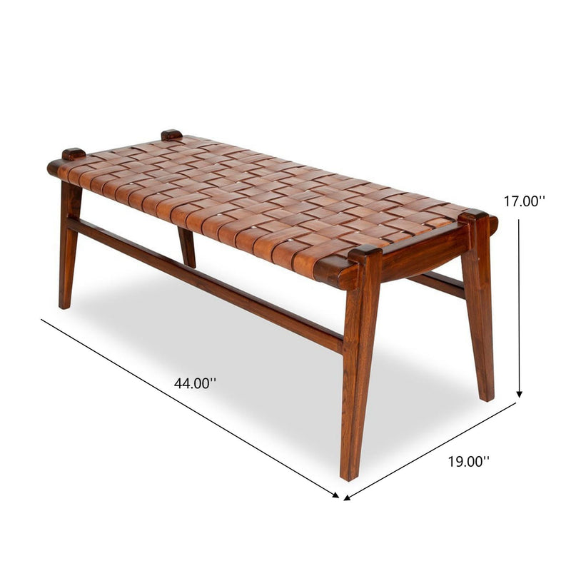 Cody - Bench - Brown / Tan