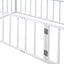 Metal Floor Bed Frame With Fence And Door