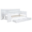 Daybed With 3 Drawers USB Ports And Desk