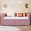 Upholstered Daybed With Ergonomic Design Backrest