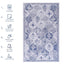 Maval - 8' X 10' Washable Area Rug - Blue