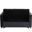 Maeve - Convertible Sleeper Loveseat With Tufting and Side Pocket - Black