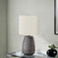 Lighting, Table Lamp, Ceramic, Contemporary - Gray / Cream