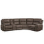 Gaia - 5 Piece P2 Power Sectional - Sable