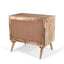Stylish Style 2 Drawer 2 Door Cabinet, Mango Wood - Natural