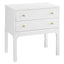 Alonso - 2 Drawer Nightstand - White
