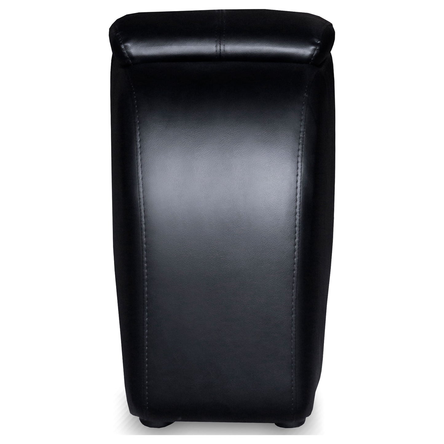 9 Piece Home Theater Seating Set With Recliners And Wedge Consoles - Black