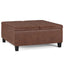 Ellis - Coffee Table Storage Ottoman Contemporary Design