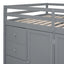 Loft Bed With Built In Wardrobes, Cabinets And Drawers