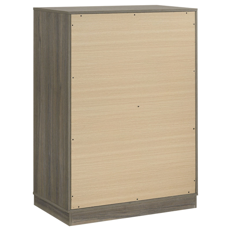 Edmondson - 4 Drawer Chest - Natural / Gray