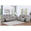 Sebring - 2 Piece Upholstered Reclining Sofa Set With Manual Recline - Gray