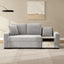 Modular Sofa Couch With Storage Armrest And Center Console