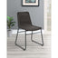 Dacy - Dining Side (Set of 2) And Sturdy Sled Base - Brown