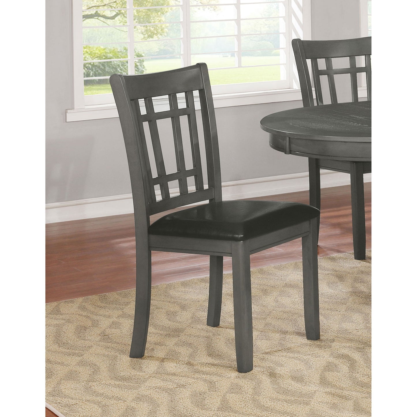 Lattice Back Side Chairs (Set of 2)