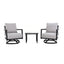 Outdoor Patio Furniture, Chat Set, Sunbrella Cushions And Side Table