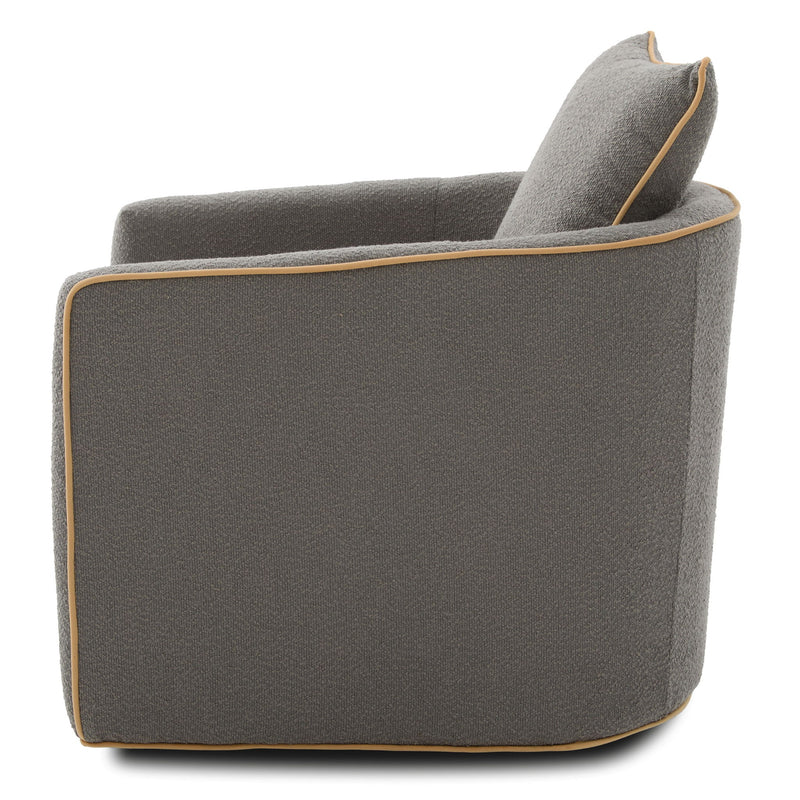 Swivel Accent Chair, Rotating Base, For Living Room