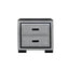 Isaiah - Nightstand With Upholstered Frame