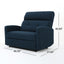 Alma - Contemporary Upholstered Loveseat Recliner