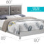Padded Headboard Bed