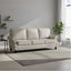 3 Seater Sofa With Nailhead Trim And Turned Legs For Living Room