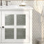 Bathroom Vanity With Ceramic Sink, Adjustable & Open Shelf