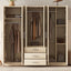 6 Doors Wardrobe Storage For Bedroom, With Big Drawers