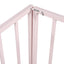 Metal Floor Bed Frame With Fence And Door