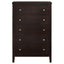 Payton - 5 Drawer - Cappuccino