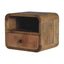 Curved Upper Slot Floating Nightstand
