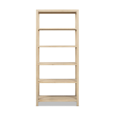 Ellis - 5 Shelf Open Frame Bookcase - Natural