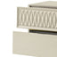 Stanley - 2 Drawer Nightstand With Crocodile Texture - Gray