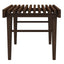Mia - Bench - Dark Brown