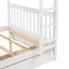 Bunk Bed With Ladders And 2 Storage Drawers