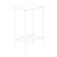 Accent Side Table, Narrow, Small, 2 Tier, Contemporary & Modern