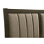 Clement - Upholstered Eastern King Bed - Dark Brown