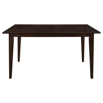 Gianna - 5 Piece Rectangular Dining Set With Table Upholstered Chairs - Cappuccino