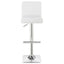 Fresco - Upholstered Adjustable Bar Stool (Set of 2) - White