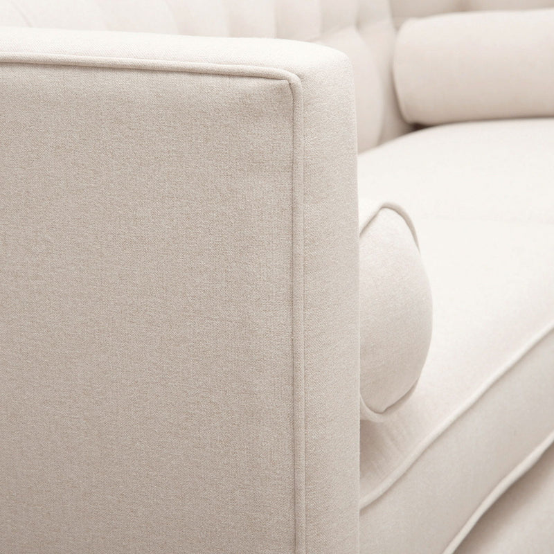 Jack - Modern Tuxedo Tufted Sofa
