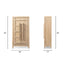 Rowan - Storage Cabinet With Double Doors - Natural