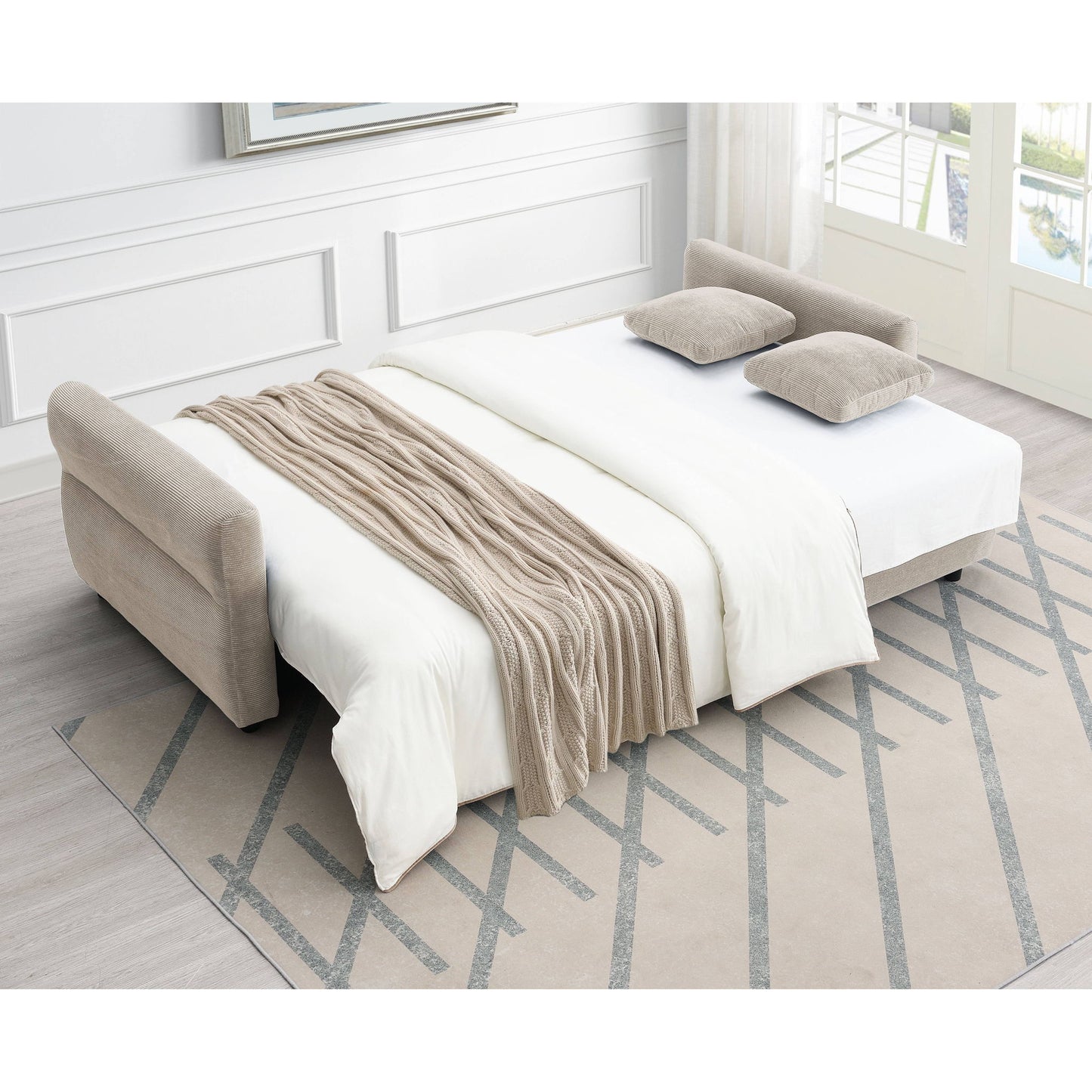 Haran - Pull Out Sleeper Sofa With Storage