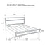 Storage Platform Bed 2 Drawer