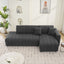 Jessica - Lamb Wool Sectional Sofa With Chaise