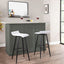 Ale - Contemporary Fixed Height Bar Stool (Set of 2)